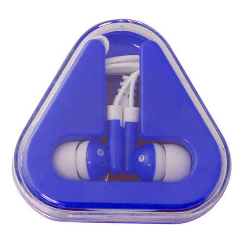 Main photo of Ear Buds With Colored Triangle Case