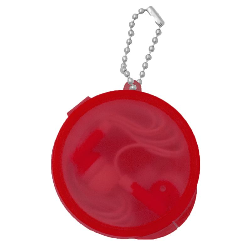 Red color option for Ear Buds With Round Case