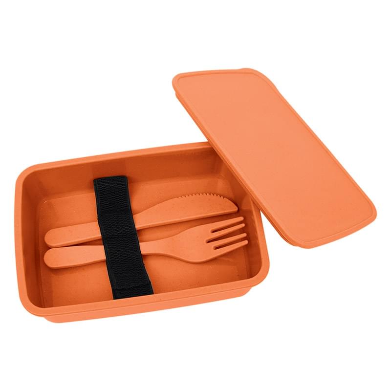 Orange color option for Natura Utensil Lunch Set