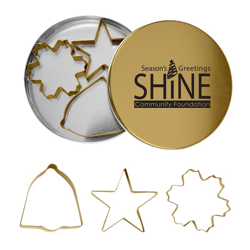 Gold color option for Fun Cookie Cutter Set