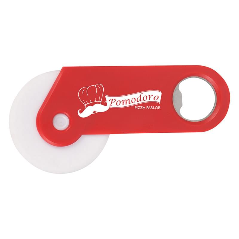 Red color option for Bottle Opening Pizza Cutter