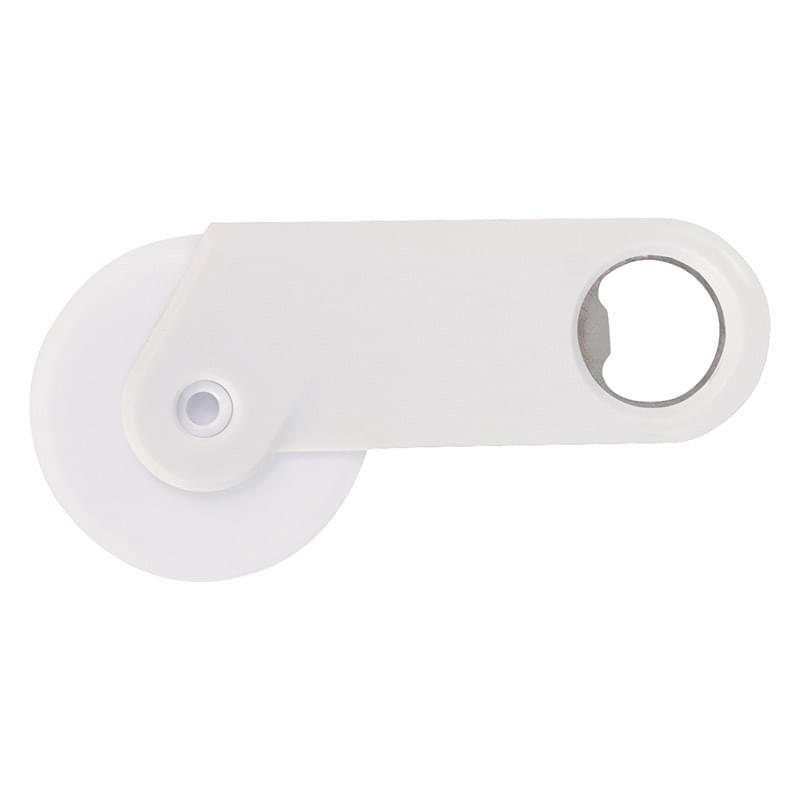 White color option for Bottle Opening Pizza Cutter
