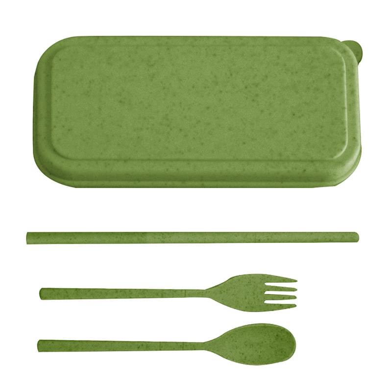 Lime Green color option for Harvest Cutlery Set