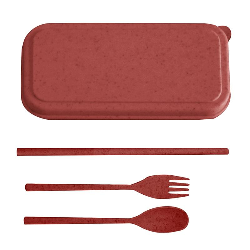 Red color option for Harvest Cutlery Set