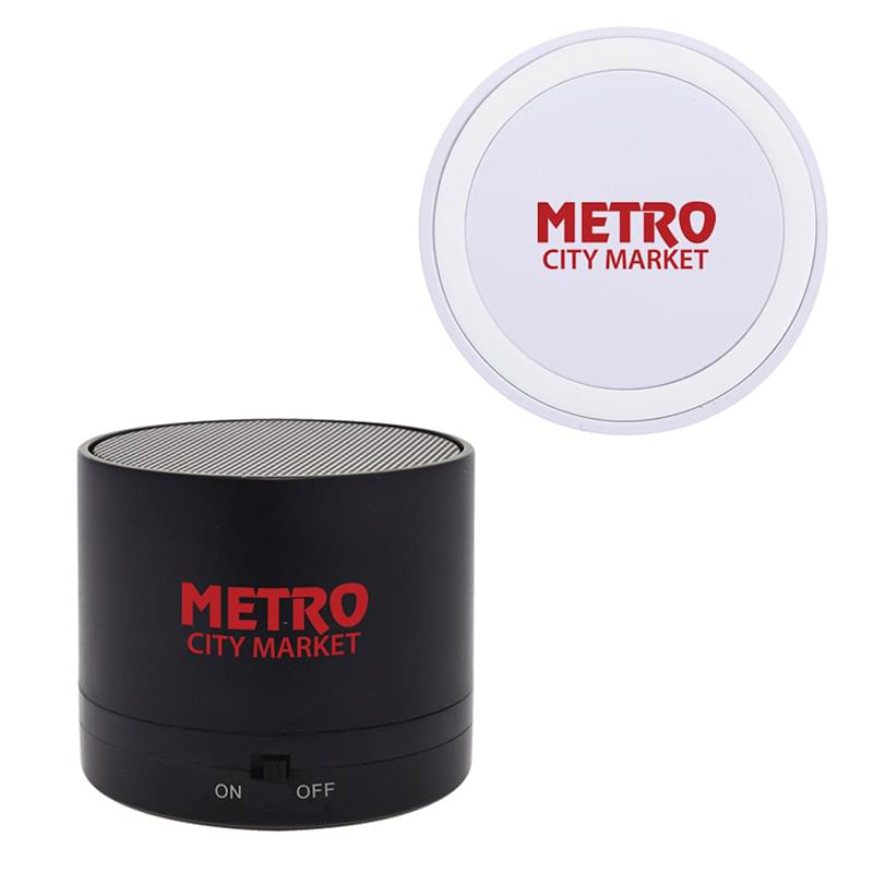 Black/White/White color option for Gamer's Wireless Speaker And Wireless Charger Combo