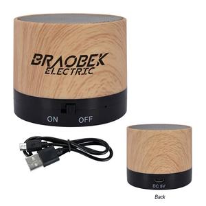 Photo of Allegro Wood Grain Wireless Speaker