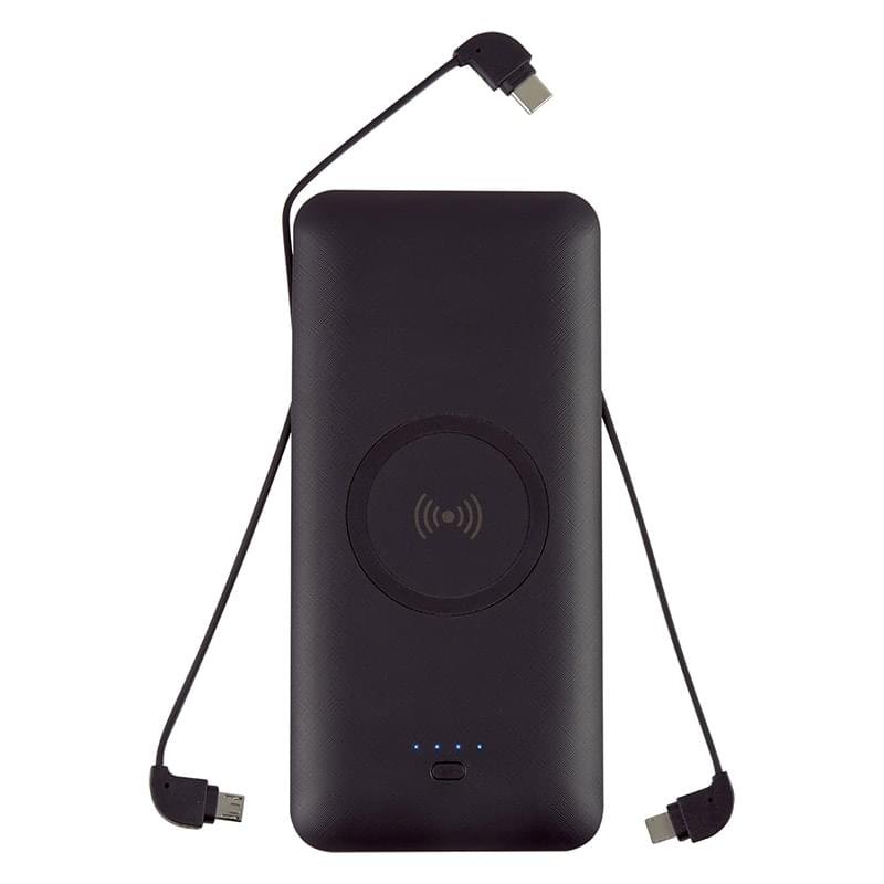 Black color option for 3 In 1 Wireless Power Bank