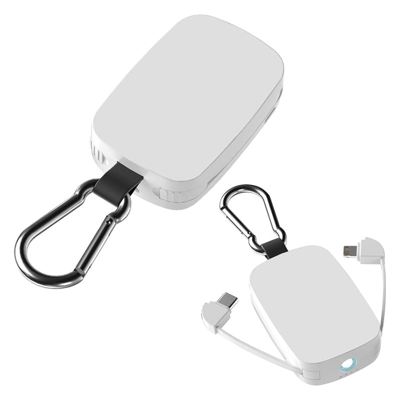 White color option for Emergency Power Bank With Led Light