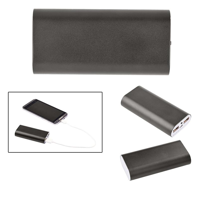 Black color option for Mega Capacity Metal Power Bank Charger   Ul Certified