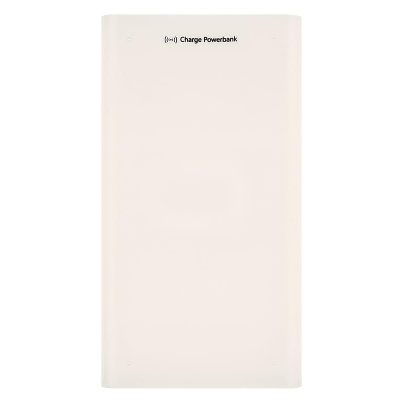 White color option for Compact Wireless Charging Power Bank With Suction Cups