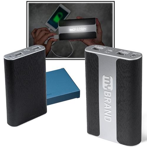 Photo of Leeman Light Up Your Logo Power Bank