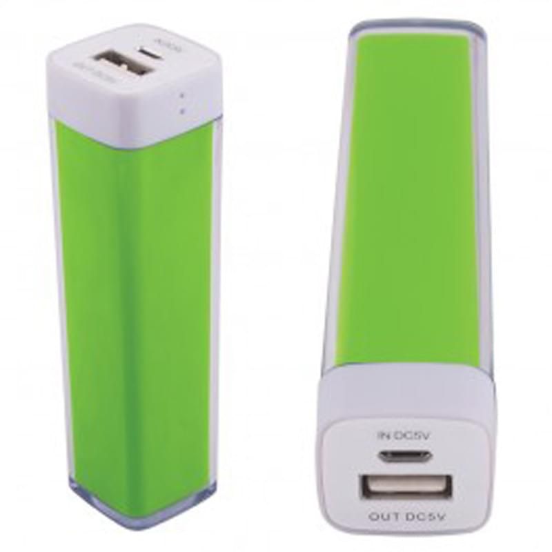 Lime Green color option for Cube Shaped Mobile Power Bank