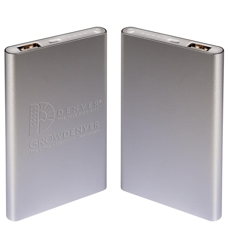 Silver color option for Metallic Lustre Power Bank