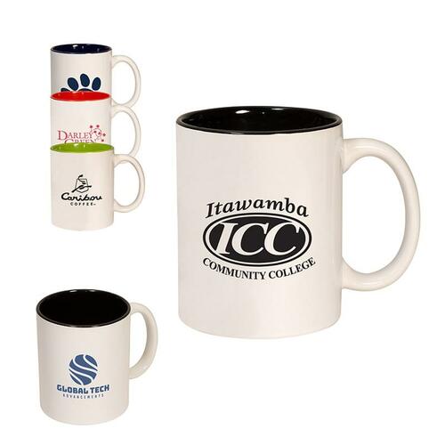 Main photo of 11 Oz. Two Tone C Handle Mug