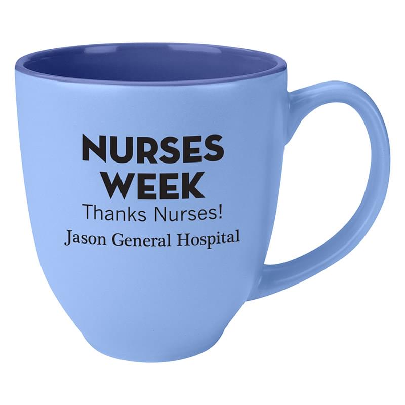 Light Blue color option for 14 Ounce Mug Cup