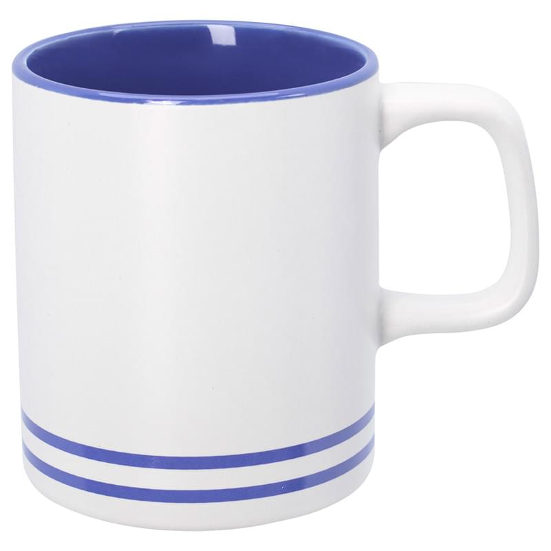 Ocean Blue color option for 10 Oz. Lacrosse Ceramic Mug