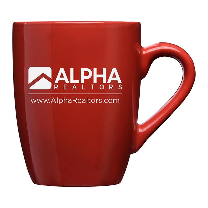 Red color option for 14 Oz Ceramic Bistro Mug   Classic