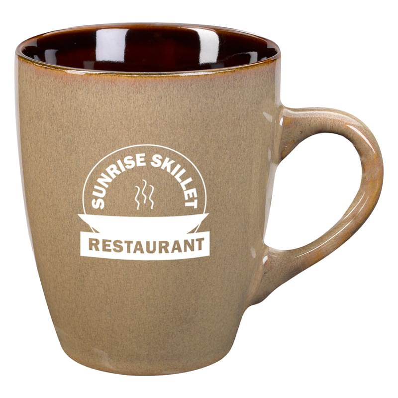 Tan color option for 12 Oz. Handcrafted Mug
