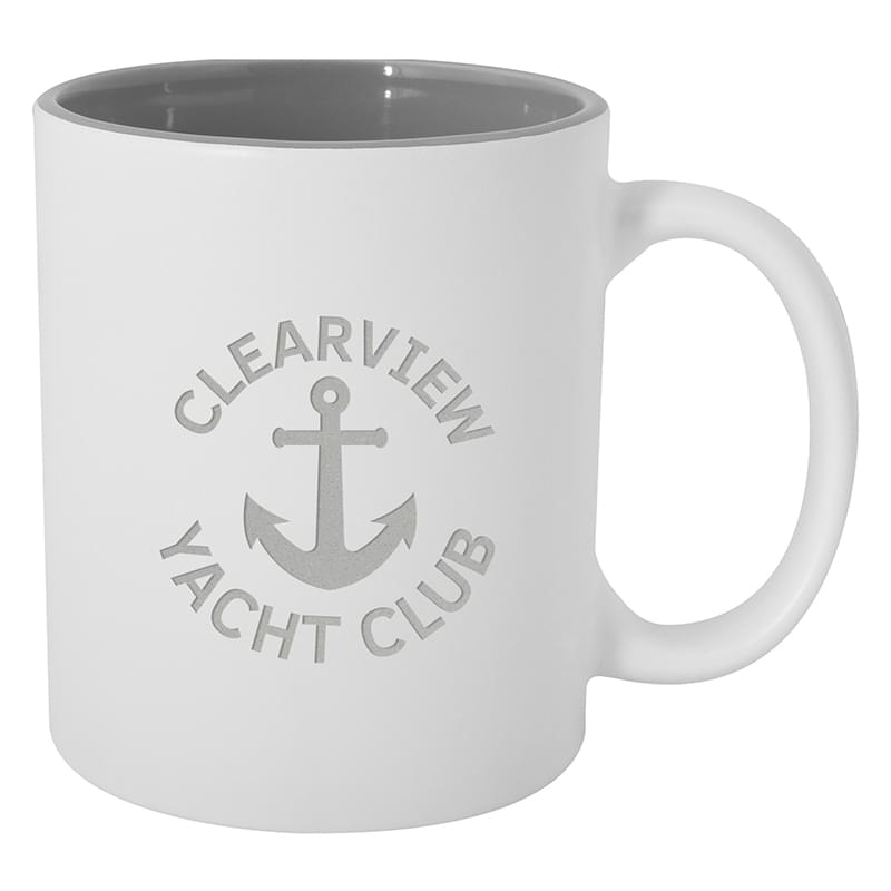 Gray color option for 11 Oz. Pop Of Color Engraved Mug