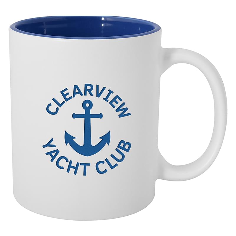 Ocean Blue color option for 11 Oz. Pop Of Color Engraved Mug
