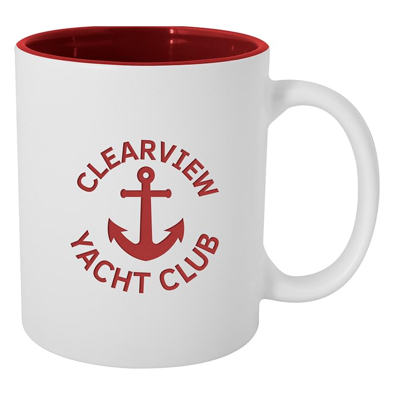 Red color option for 11 Oz. Pop Of Color Engraved Mug