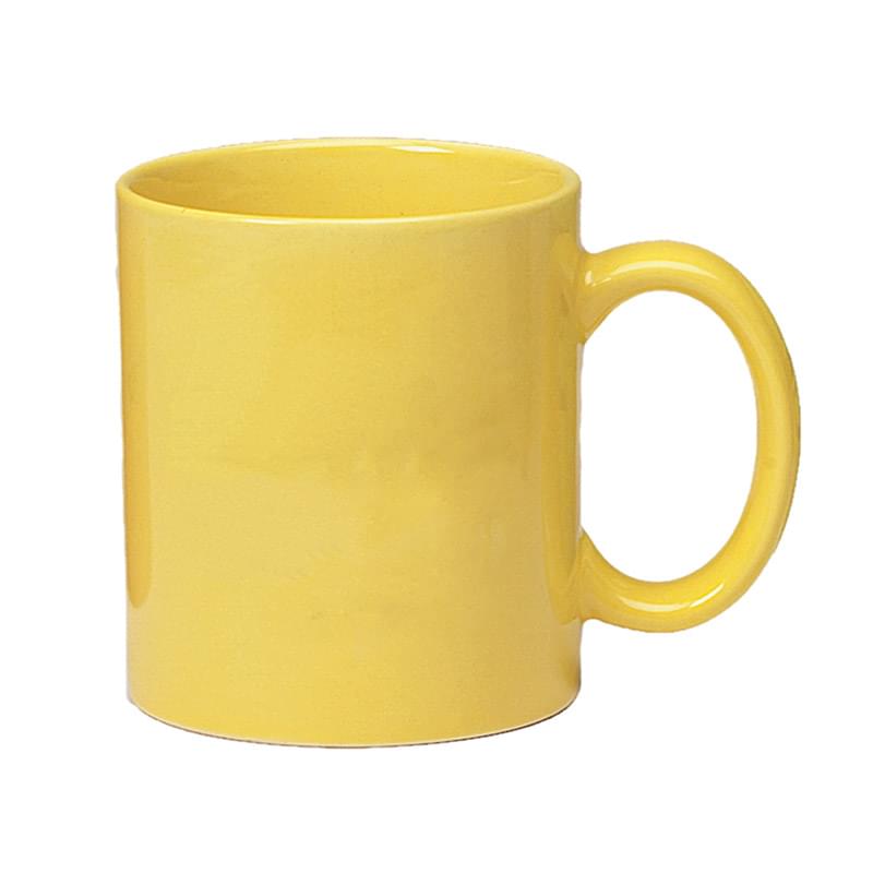 Yellow color option for 12 Oz. Colorful Stoneware Mug
