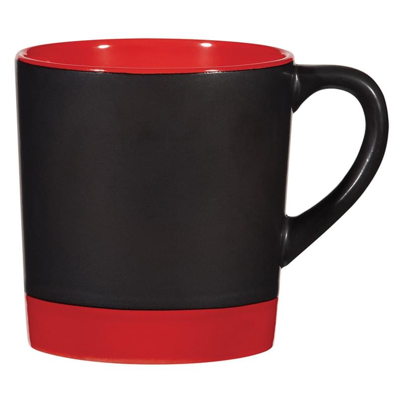 Red color option for 12 Oz. Two Color Americano Mug