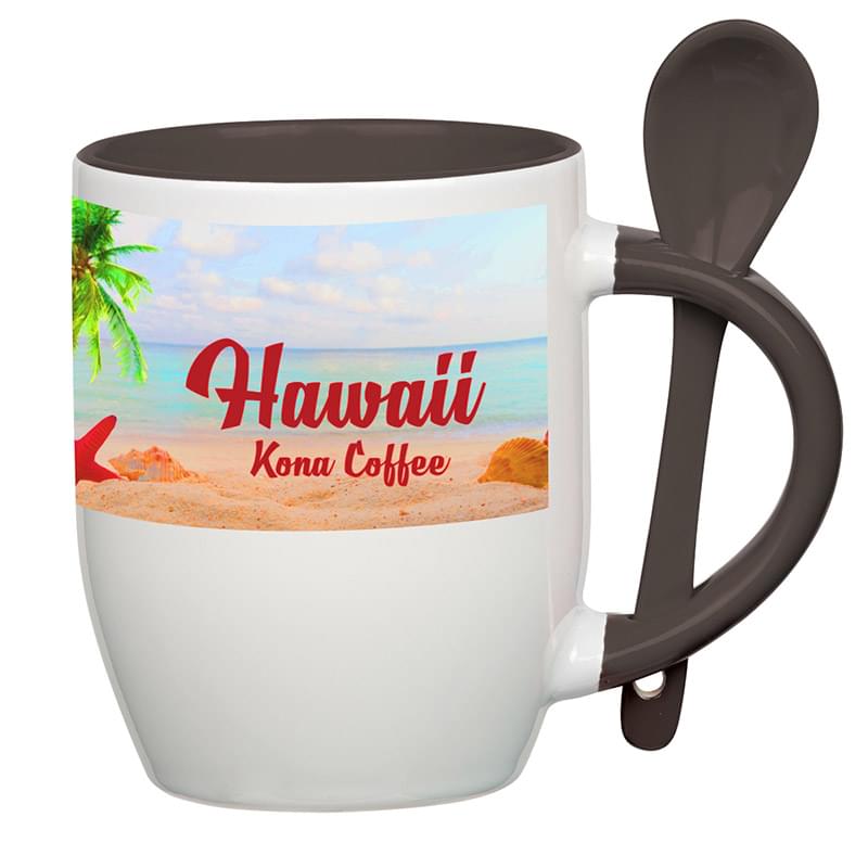 Black color option for 11 Oz. Customizable Spooner Mug