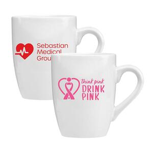 Photo of 14 Oz Ceramic Bistro Mug   White