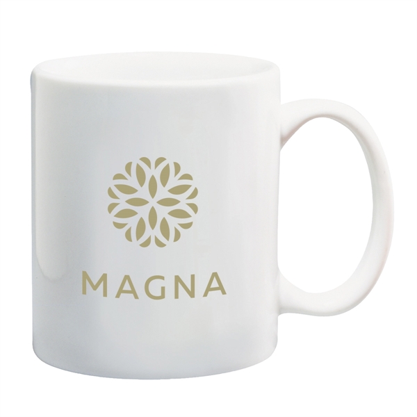 White color option for 11 Oz. Cafe Ceramic Mug