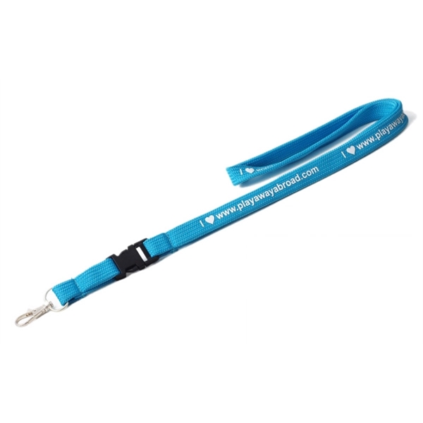 Multi color color option for Tube Polyester Lanyard