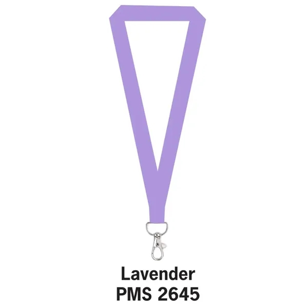 Lavender color option for 1" Flat Polyester Lanyard