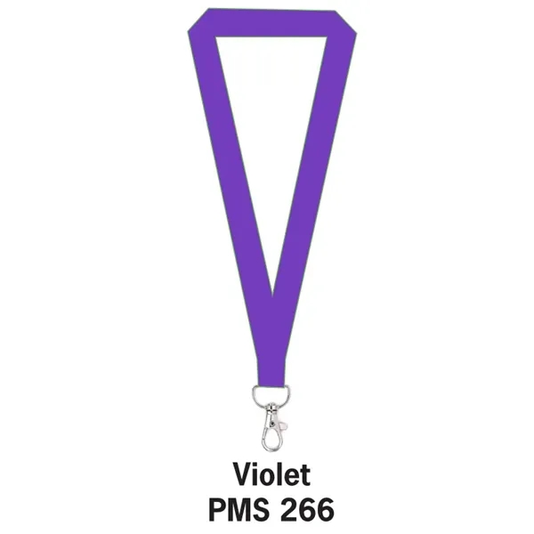 Violet color option for 5/8" Flat Polyester Lanyard