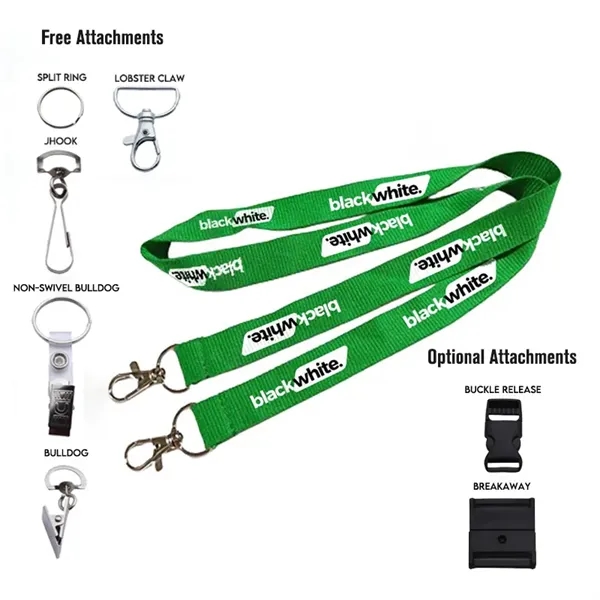 Light Blue color option for 3/4" Double Ended Lanyards