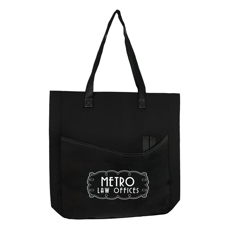 Black color option for Avion Non Woven Tote Bag