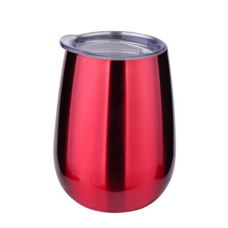 Red color option for 10 Oz Stainless Steel Stemless Wine Glass