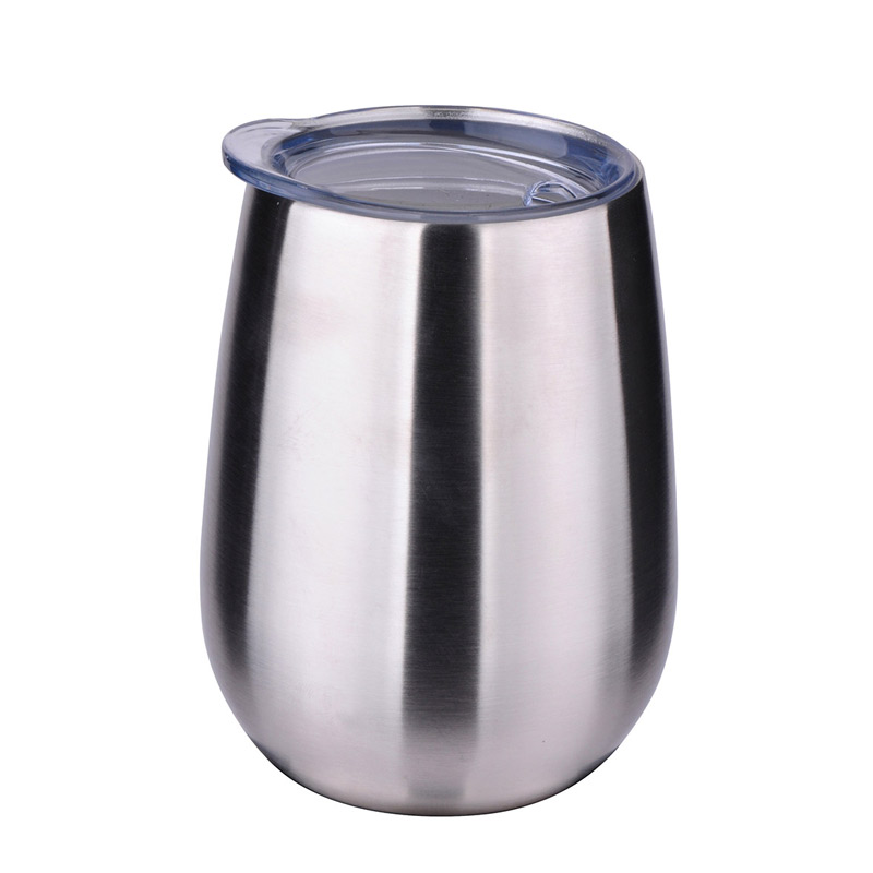 Silver color option for 10 Oz Stainless Steel Stemless Wine Glass