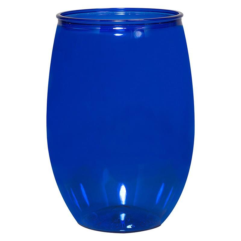 Translucent Blue color option for 16 Oz. Handy Stemless Wine Glass