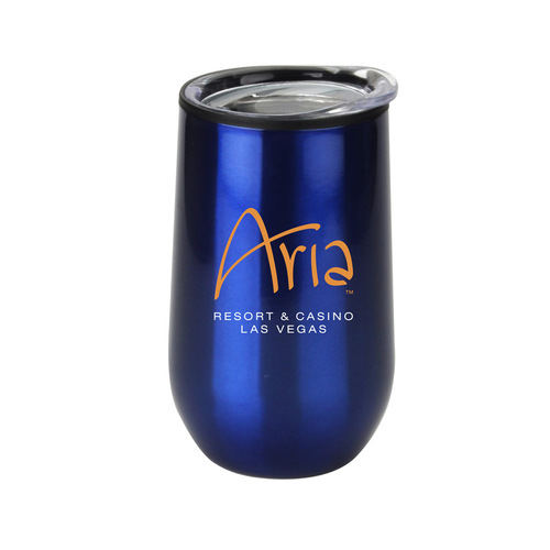 Main photo of 14 Oz Economy Stainless Steel Stemless Wine With Plastic Lining