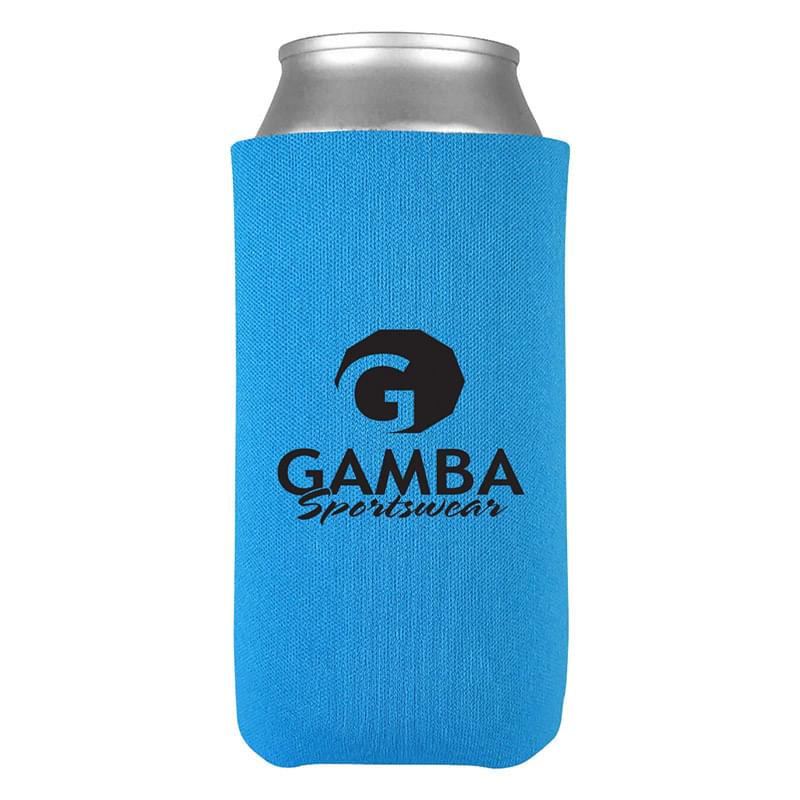 Neon Blue color option for 8 Ounce Can Cooler