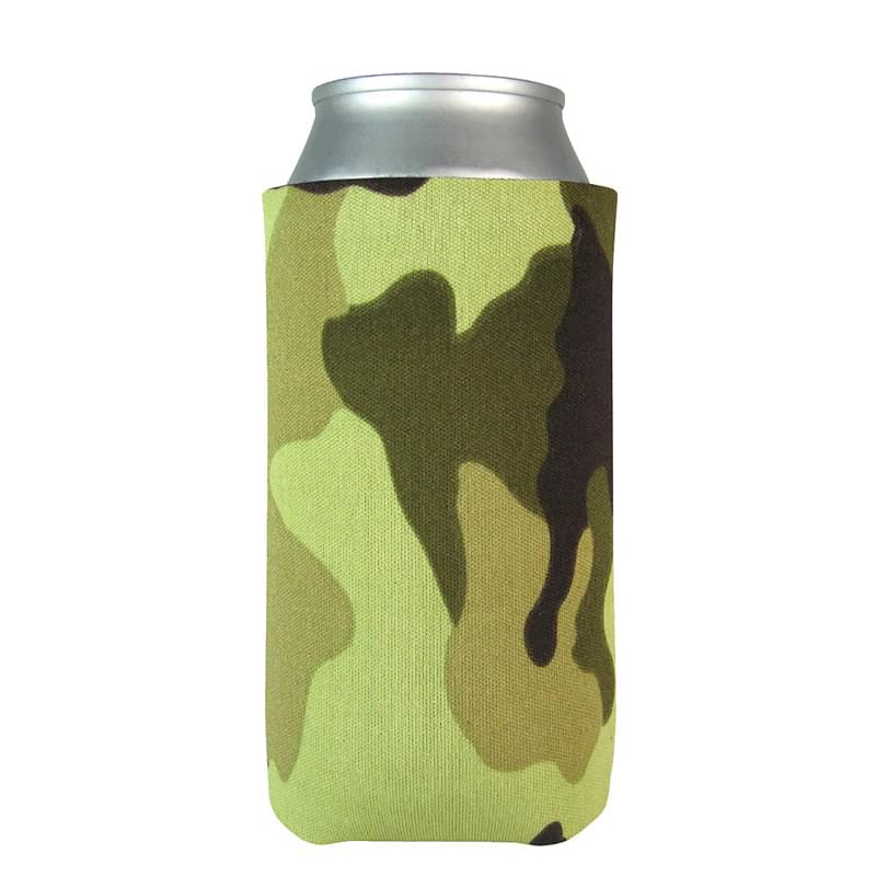 Tan Camo color option for 8 Ounce Can Cooler
