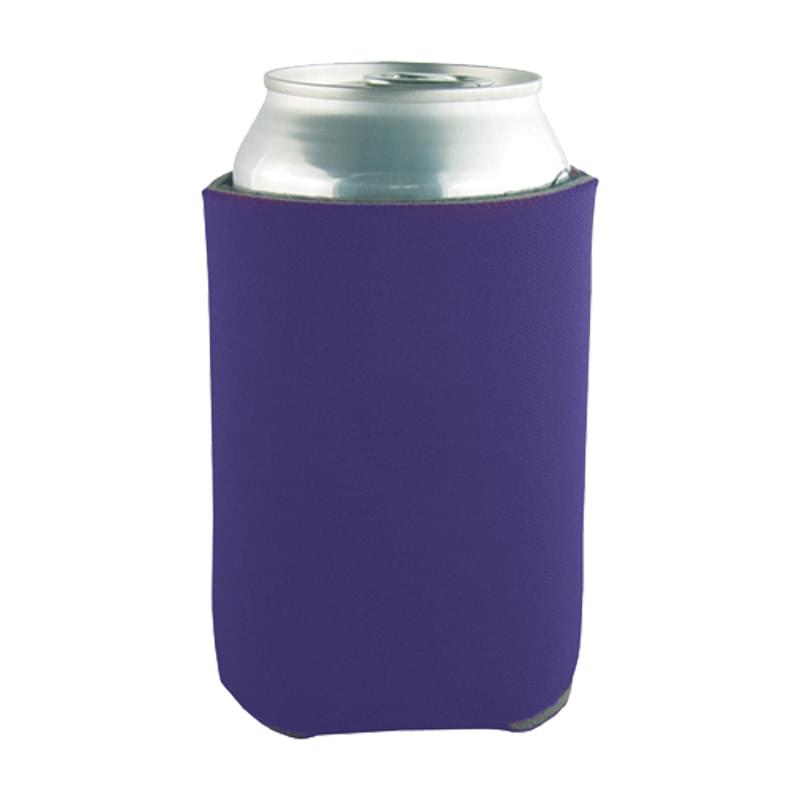 Purple color option for Beverage Insulator Cooler Pocket Can Coolie   3 Side Imprint Included!
