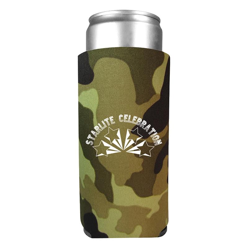 Tan Camo color option for Customizable Can Cooler