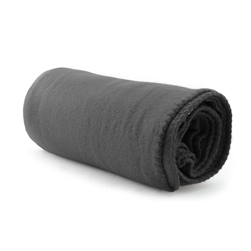 Charcoal color option for Fleece Blankets