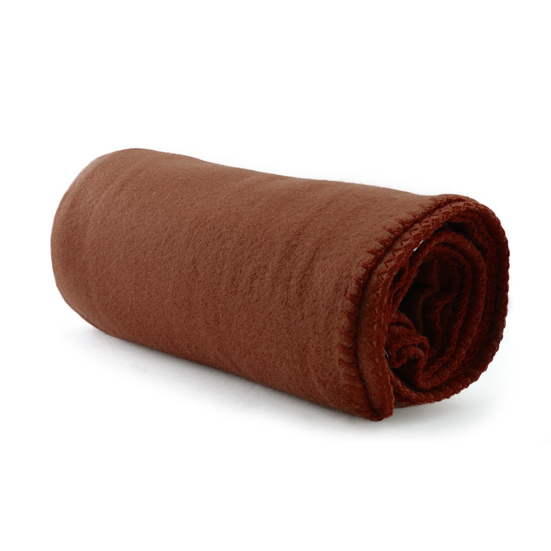 Cocoa color option for Fleece Blankets
