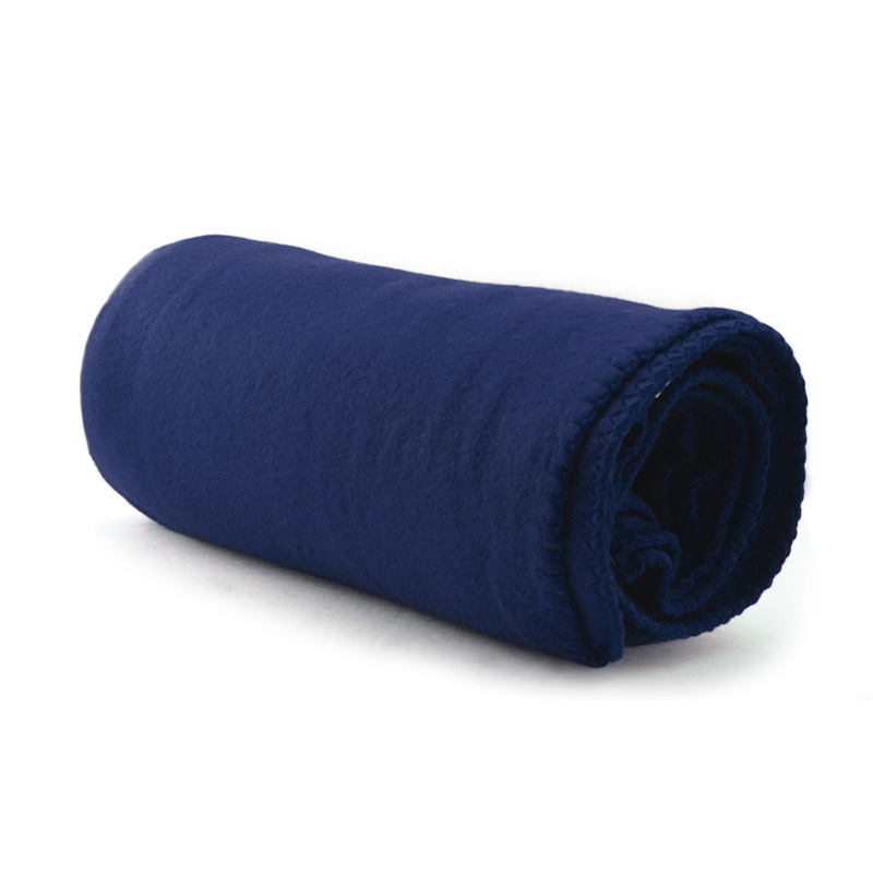 Navy color option for Fleece Blankets