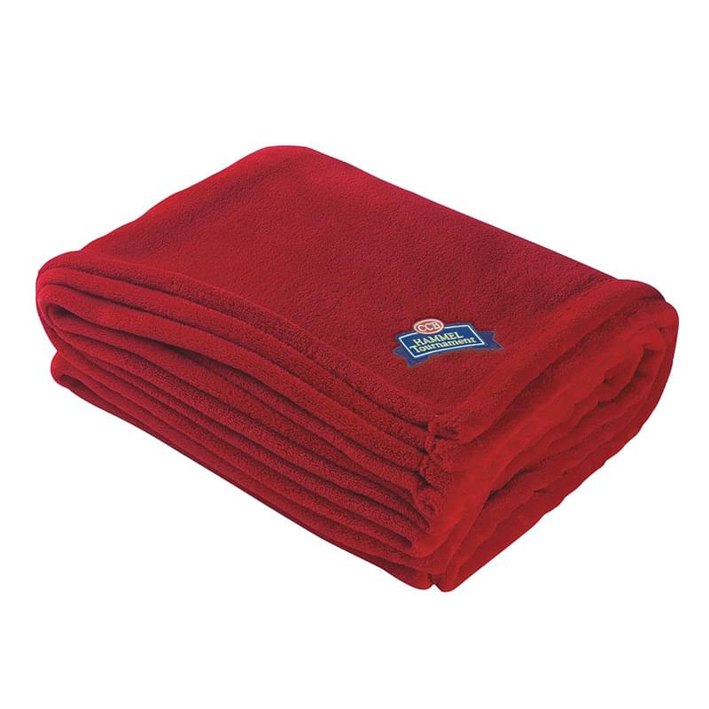 Red color option for Custom Chenille Outdoor Blanket