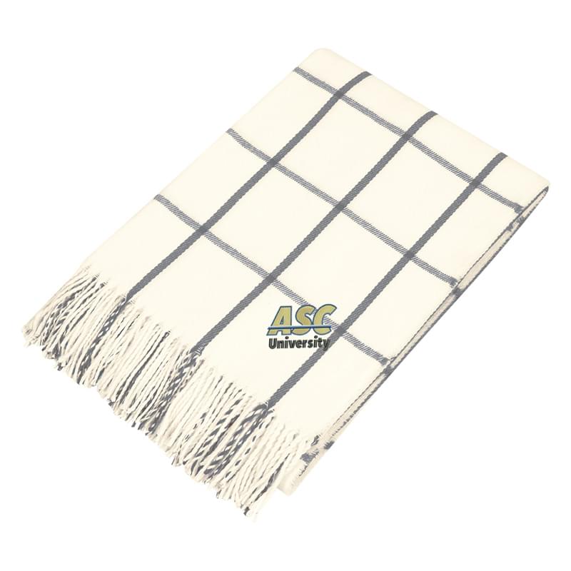 Gray color option for Charleston Hem Throw Duvet