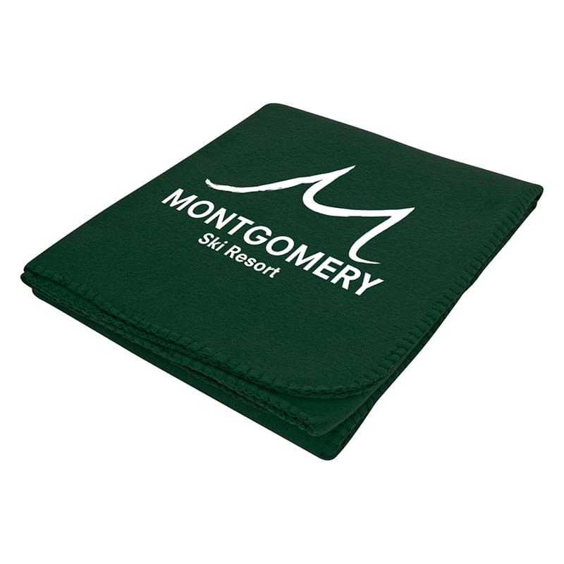Hunter Green color option for Filmore Fleece Blanket