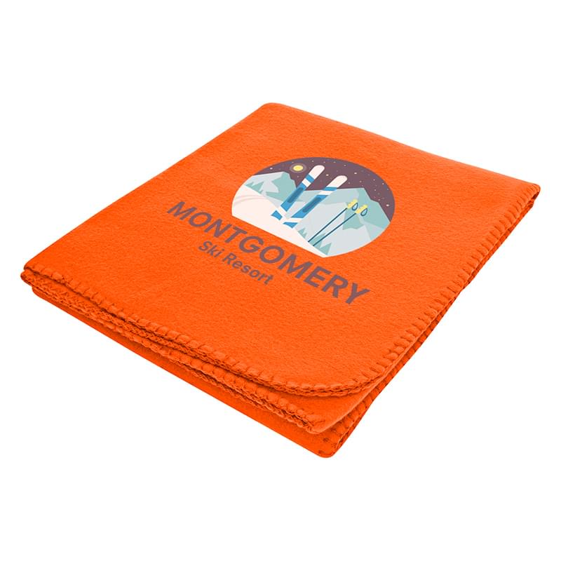 Orange color option for Filmore Fleece Blanket